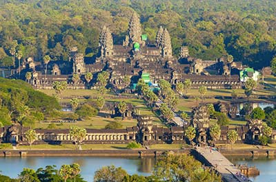 The Angkor Archaeological Park in Cambodia