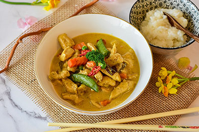 Curry with rice