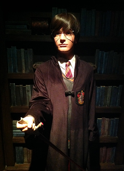 Wax statue of Harry Potter