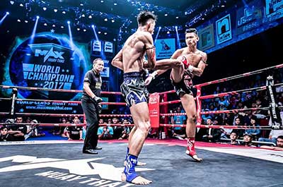 A fight at MAX Muay Thai in Pattaya