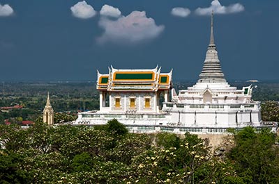 Phra Nakhon Khiri palace on top of a mountain in Phetchaburi Town