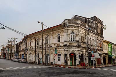 Sino Portuguese buildings in Phuket Town